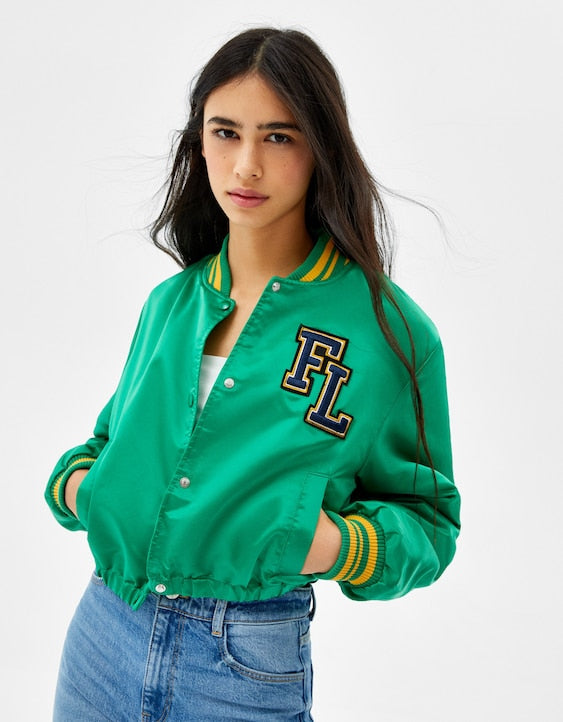 Satin Varsity Jackey