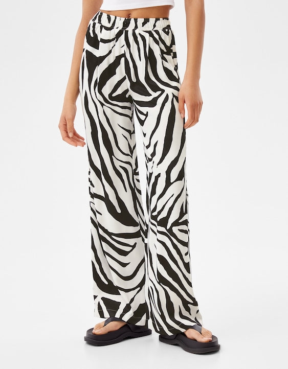 Zebra Print Trousers