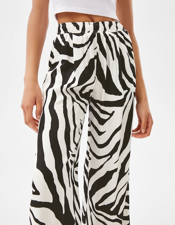 Zebra Print Trousers