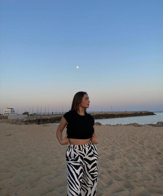 Zebra Print Trousers